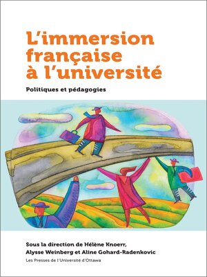 cover image of L'immersion française à l'université